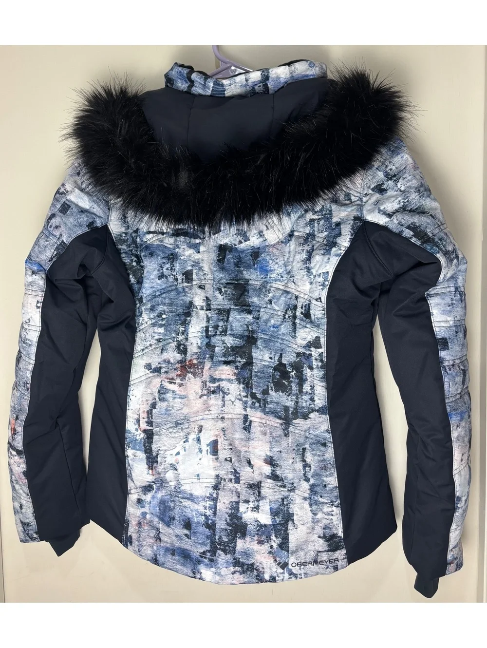 Obermeyer Tuscany II Women’s 4 Ski Jacket Faux Fur Hood Waterproof Snow Coat